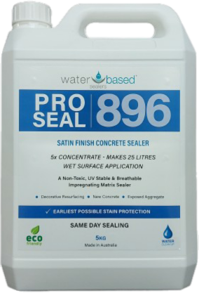 Water Based Sealers Cure-Assist Sealing combines three very important processes into one easy application for you concrete. The Water Based Sealer same day of pour sealing process gives you 3 actions in one easy to apply application. 